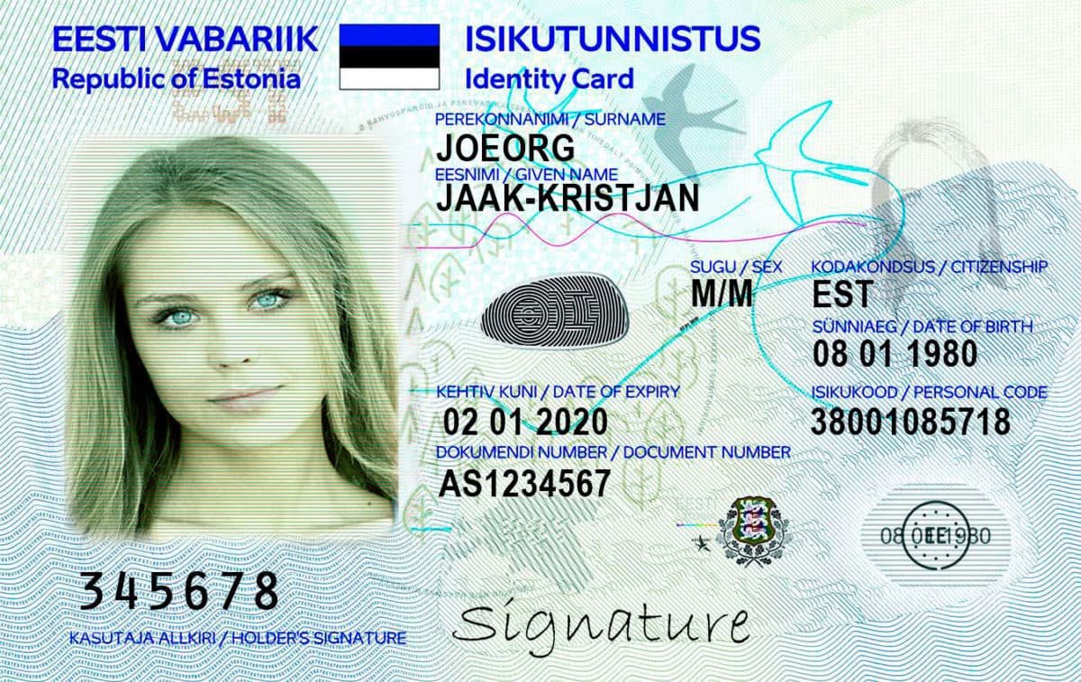 Dowód osobisty — Estonia