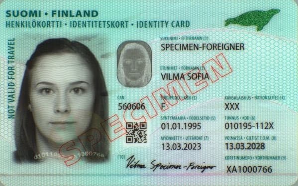 Dowód osobisty — Finlandia