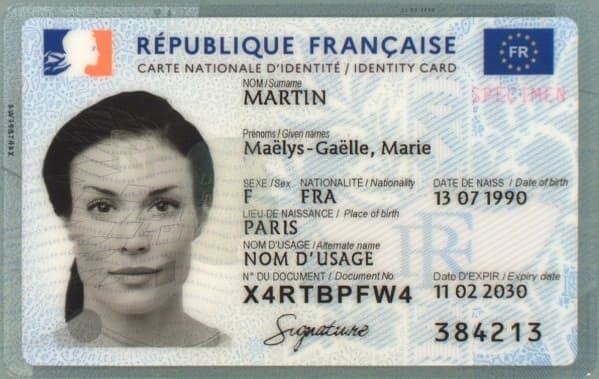 Dowód osobisty — Francja