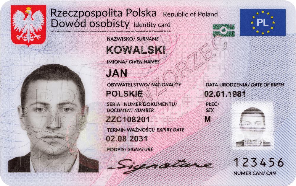 Kolekcjonerski dowód osobisty — Polska