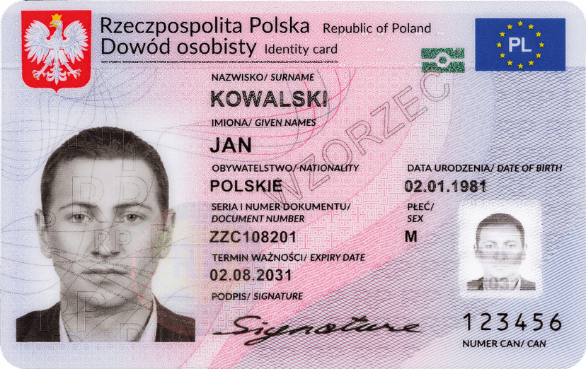 Kolekcjonerski dowód osobisty — Polska