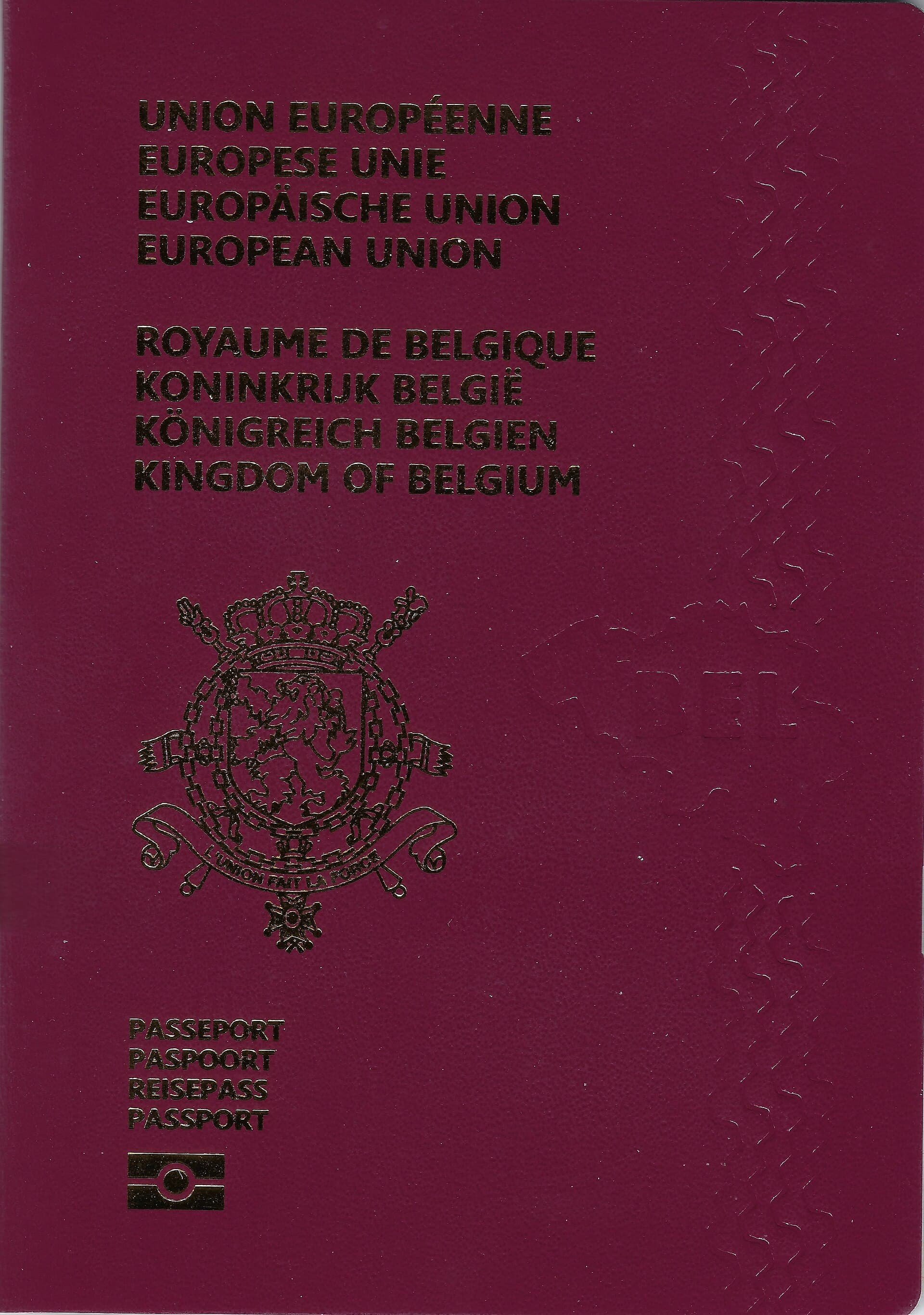 Paszport — Belgia