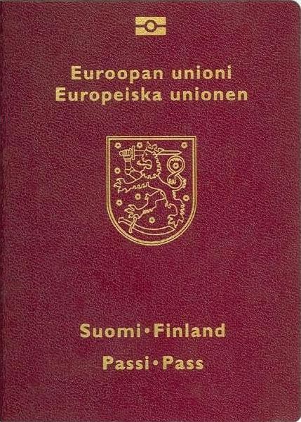 Paszport — Finlandia