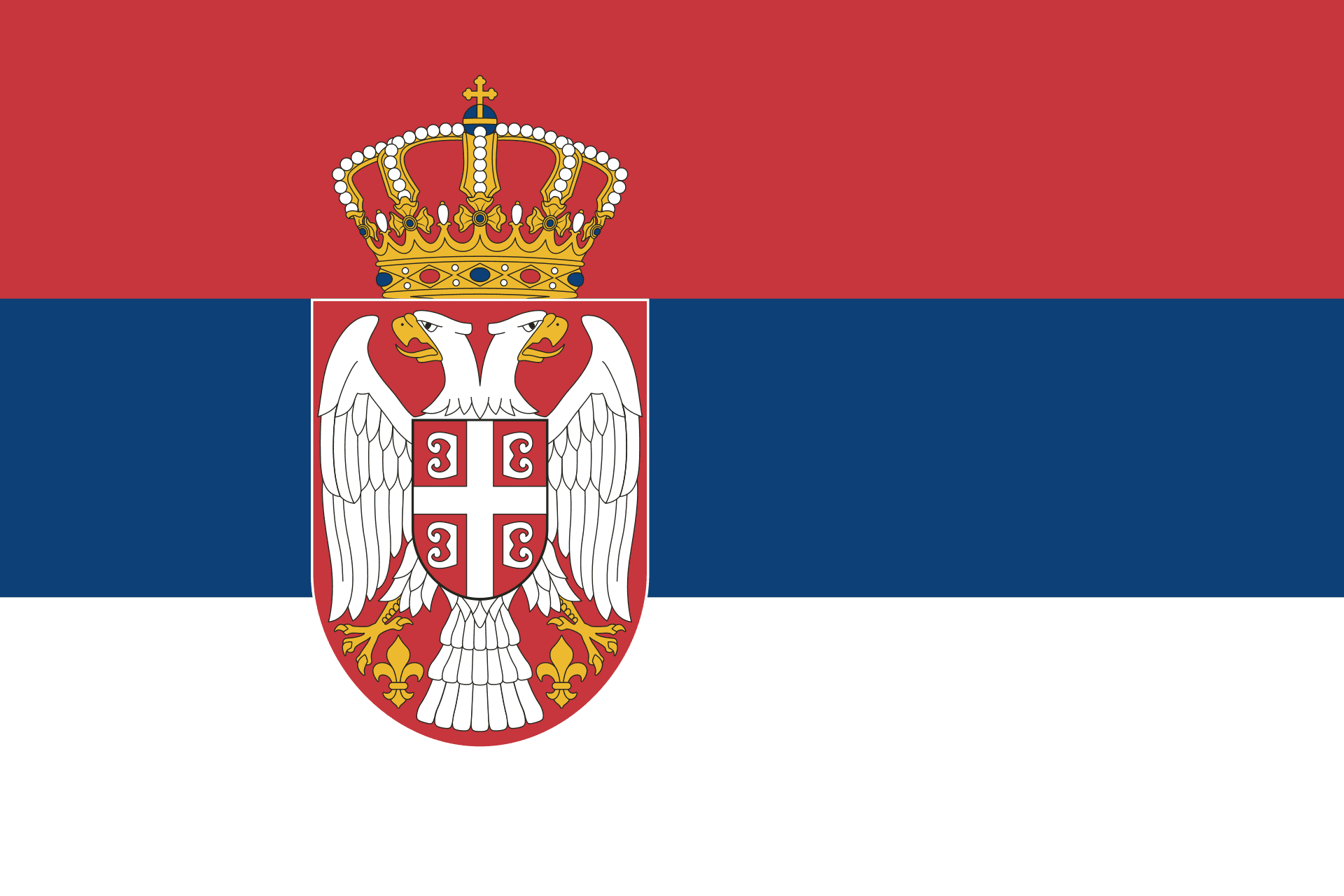 Flaga — Serbia
