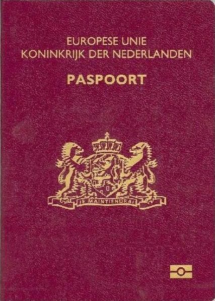Paszport — Holandia
